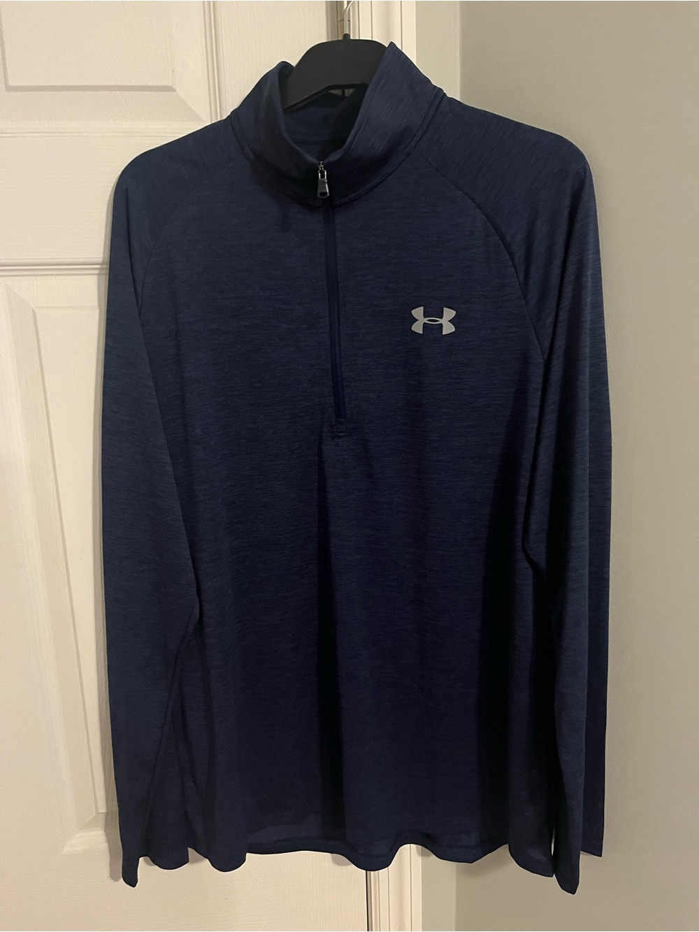 Under Armour Men's Dark Navy Half-Zip Performance Top